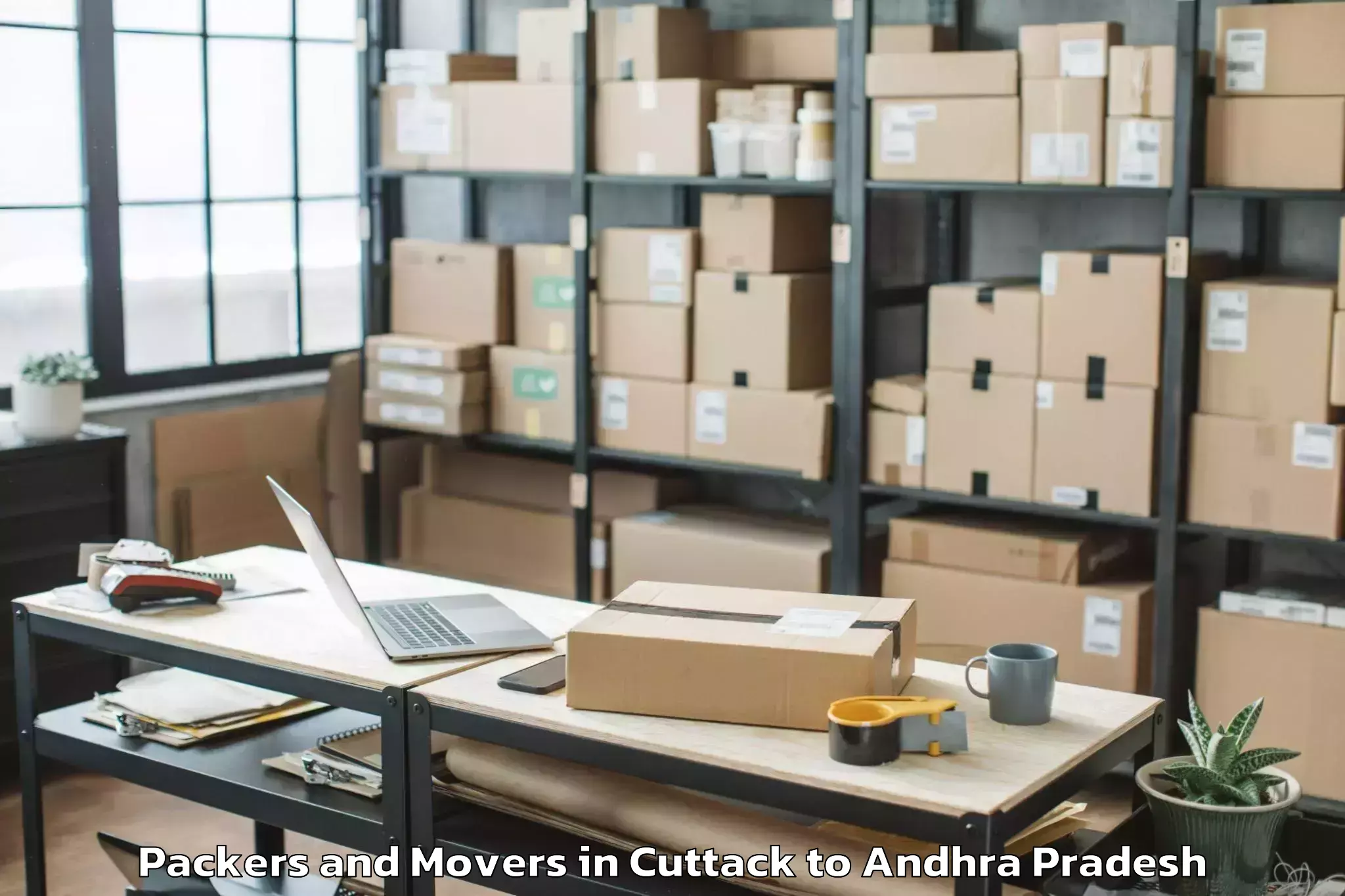 Professional Cuttack to Vadlamuru Packers And Movers